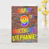 Carte ANNIVERSAIRE inspiré par graffiti de sembler (Fleur jaune)