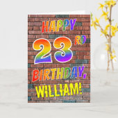 Carte ANNIVERSAIRE inspiré par graffiti de sembler (Fleur jaune)