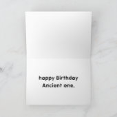 Carte Anniversaire interminable (Intérieur)