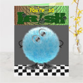 Carte anniversaire irlandais (Fleur jaune)