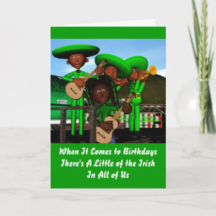 Carte Anniversaire irlandais