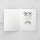 Carte Anniversaire irlandais drôle (Intérieur)