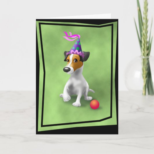 Carte Anniversaire JackRusselB (Devant)