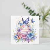 Carte Anniversaire : Jardin enchanté (Debout devant)