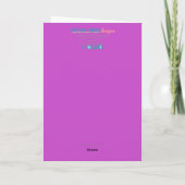 Carte Anniversaire Je t'aime plus que le chocolat (Dos)
