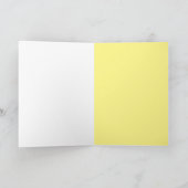 Carte Anniversaire joyeux de l'ananas mignon (Intérieur)