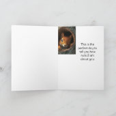 Carte Anniversaire Joyeux Joyeux Fun Nuts Sur Vous Écure (Intérieur)