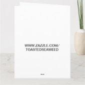 CARTE ANNIVERSAIRE KISSES RED LIPS GREETING CARD (Dos)