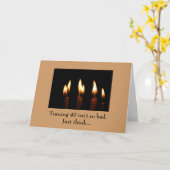 Carte Anniversaire - la rotation de 40 n'est pas aussi (Fleur jaune)