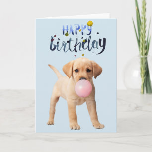 Carte Anniversaire Labrador Retriever Chien Chien Chien
