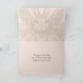 Carte Anniversaire Lapin Lapin Angel Princesse (Intérieur)