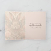 Carte Anniversaire Lapin Lapin Angel Princesse (Intérieur)