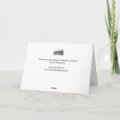 Carte Anniversaire - LNER "Le Couronnement". (Dos)