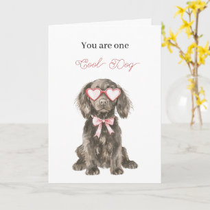 Carte Anniversaire Lunettes de soleil Cool Chien de Terr