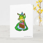 Carte Anniversaire Lupe (Fleur jaune)