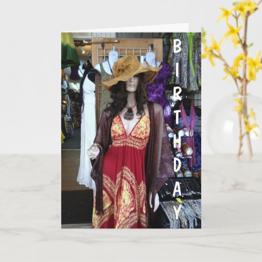 CARTE ANNIVERSAIRE - MA BELLE ET DOUCE DAME (Fleur jaune)