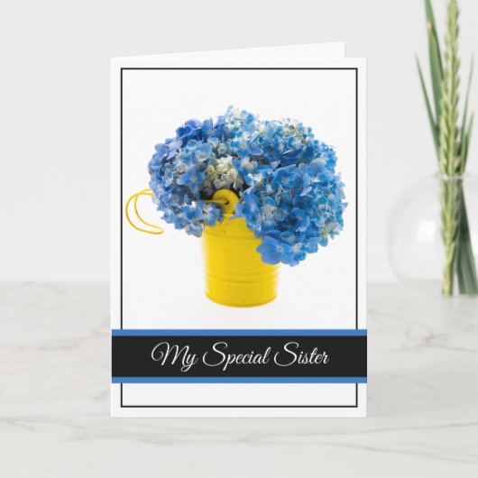 Carte Anniversaire - Ma carte Soeur Spéciale (Devant)