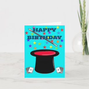 Carte Anniversaire magique