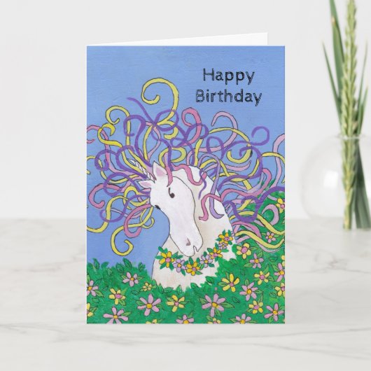 Carte Anniversaire Magique (Devant)