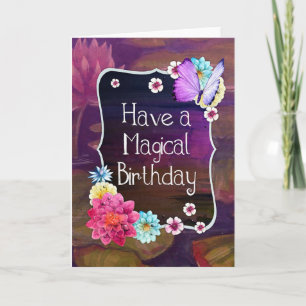 Carte Anniversaire magique
