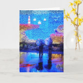 Carte Anniversaire magique (Fleur jaune)