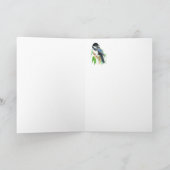 Carte Anniversaire Magpie, Oiseau, Nature, Faune (Intérieur)