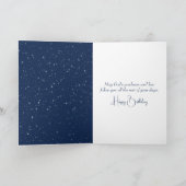 Carte Anniversaire Mains tenant l'étoile Constellation (Intérieur)