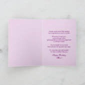 CARTE ANNIVERSAIRE - MAMAN - LAVENDER LILACS (Intérieur)