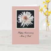 Carte Anniversaire Maman Papa (Fleur jaune)