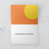 Carte Anniversaire Mammoth laine et homme (Intérieur)