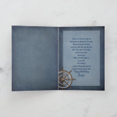 Carte Anniversaire, Mari, Roue du navire, Helm (Intérieur)