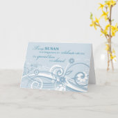 Carte Anniversaire mariage à la veuve après la mort (Fleur jaune)