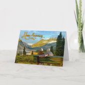 Carte Anniversaire mariage Lac des bois (Devant)