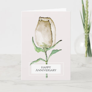 Carte Anniversaire mariage, Moderne, élégant, rose,