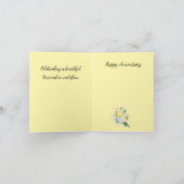 Carte Anniversaire mariage : Une histoire d'amour (Intérieur)