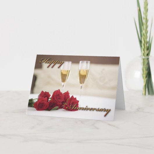 Carte Anniversaire masonique (Devant)