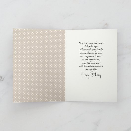 Carte Anniversaire Mère Lapin et Bébé Lapin (Intérieur)