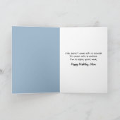 Carte Anniversaire Mère Ours Polaire Avec Son Cube (Intérieur)