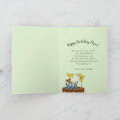 Carte Anniversaire - Mère - Souris en Tea Cup Repose (Intérieur)