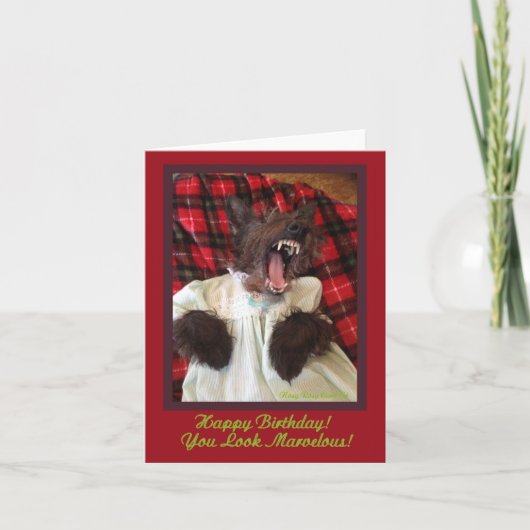 Carte Anniversaire merveilleux (Devant)