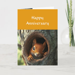 Carte Anniversaire Mignonne Nuts Amusants À propos de vo