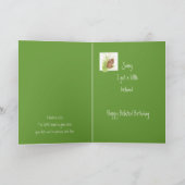 Carte Anniversaire, Mignonne Souris, Bienheureuse Écritu (Intérieur)