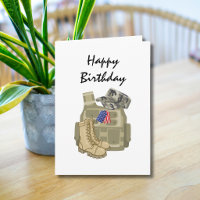 Anniversaire Militaire USA Plaque d'identité Vétér