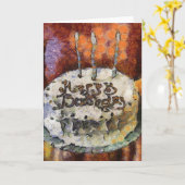 Carte Anniversaire MM2 (Fleur jaune)