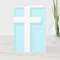 Anniversaire moderne de baptême dans la salutation