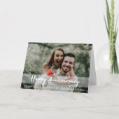 Carte Anniversaire moderne | Photo Love Maris Femme Happ (Devant)