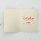 Carte anniversaire modifiable papillon d'art folkl (Intérieur)