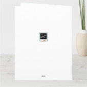 Carte Anniversaire Monogramme Nom initial Année Légende  (Dos)