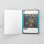 Carte Anniversaire Motorcross (Intérieur)