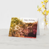 Carte Anniversaire naturel paisible de la carrière de Ro (Fleur jaune)